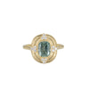 Erika Winters Thea Halo Ring with Montana Sapphire