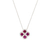 Ruby Clover Necklace