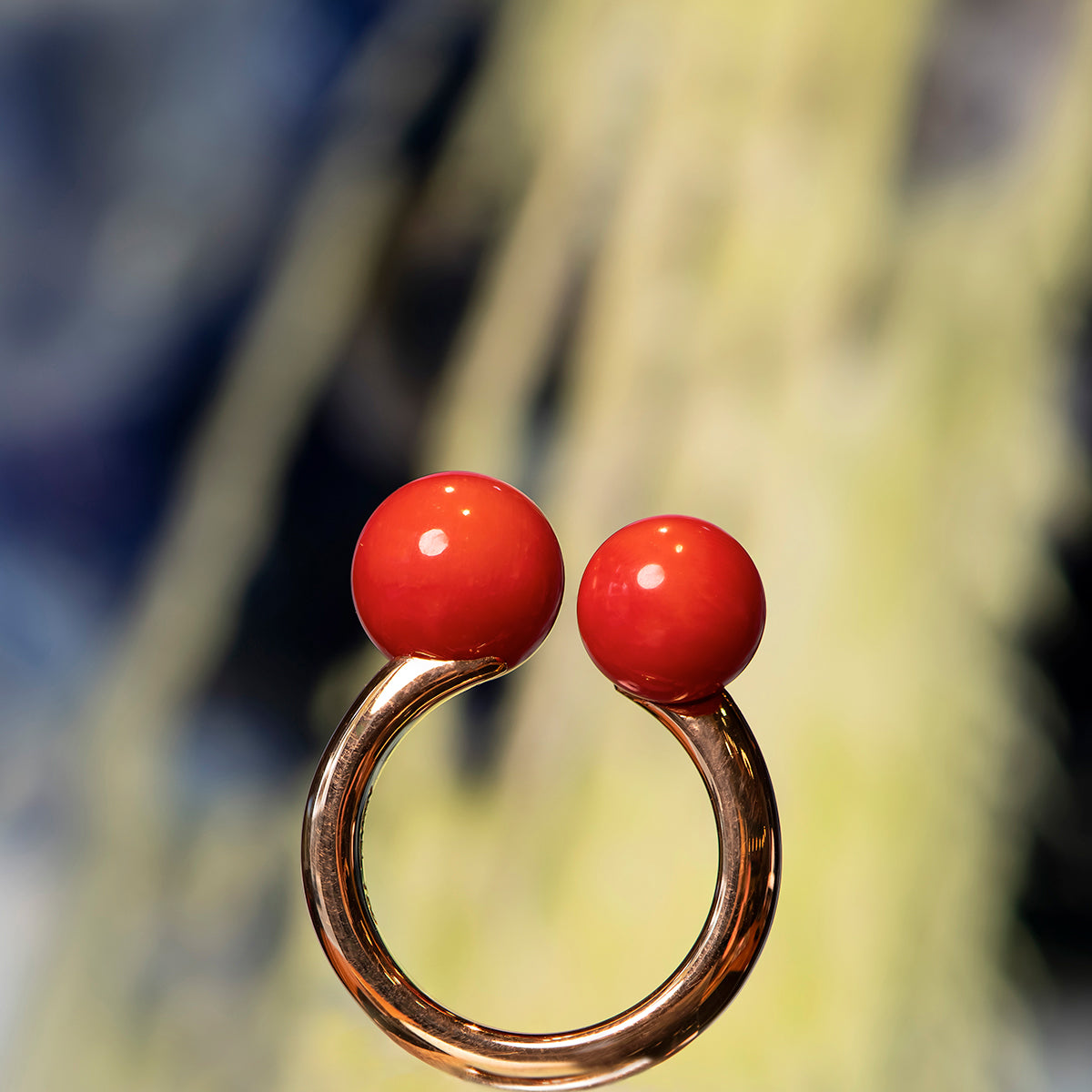 Assael Sardinian Coral Ring | Shop Alchemy Jewelry Store Portland