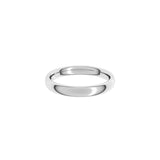 Alchemy 3mm Half Round Platinum Band