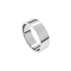 Alchemy 6mm Flat 14k White Gold Band