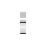 Alchemy 6mm Flat 14k White Gold Band