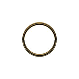 Alchemy 4mm Flat 18k Yellow Gold Stepped Edge Band