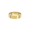 Alchemy 5mm Flat 14k Yellow Gold Band