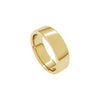 Alchemy 7mm Flat 18k Yellow Gold Band