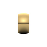 Alchemy 12mm Half Round 18k Yellow Gold Band