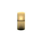 Alchemy 9mm Half Round 18k Yellow Gold Band