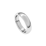 Alchemy 5mm Half Round Heavy Platinum Band