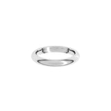 Alchemy 3mm Half Round Platinum Deep Band