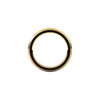 Alchemy 2mm Half Round 18k Yellow Gold Band