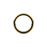 Alchemy 2mm Half Round 18k Yellow Gold Band