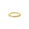 Alchemy 2mm Half Round 18k Yellow Gold Band