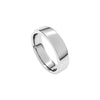 Alchemy 6mm Flat Platinum Band