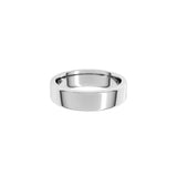 Alchemy 6mm Flat Platinum Band
