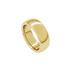 Alchemy 7mm Half Round 18k Yellow Gold Band