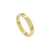 Alchemy 4mm Flat 14k Yellow Gold Band