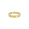 Alchemy 4mm Flat 14k Yellow Gold Band