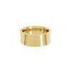 Alchemy 8mm Concave 18k Yellow Gold Band