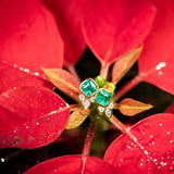 Kimberly Collins Square Emerald Studs