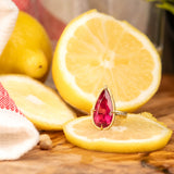 Adel Chefridi Pear Tourmaline Ring