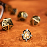 Lord Black & Yellow Rock Candy Ring