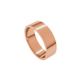 Alchemy 6mm Flat 14k Rose Gold Band