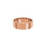 Alchemy 6mm Flat 14k Rose Gold Band