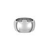 Alchemy 10mm Half Round 18k White Gold Band
