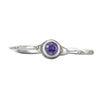 Audrius Krulis Purple Sapphire White Gold Ring