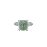 Alchemy Prehnite Cabochon Ring