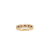 Alchemy Ruby and Diamond Yellow Gold Band