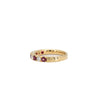 Alchemy Ruby and Diamond Yellow Gold Band