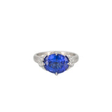 Tanzanite East West Ring
