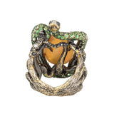 Arunashi Snake Ring