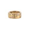 Audrius Krulis Double Width Princess Cut Diamond Band