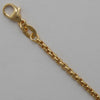 24" 18k Yellow Gold 2.0mm Round Box Chain