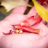 Barbara Heinrich Leaf Ball Stud Earrings