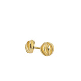 Barbara Heinrich Leaf Ball Stud Earrings