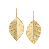 Barbara Heinrich Poplar Leaf Earrings