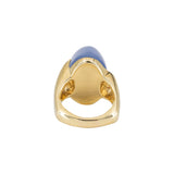 Chalcedony Cabochon Ring