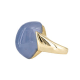 Chalcedony Cabochon Ring