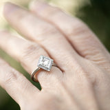 Erika Winters Agatha Halo with Rose Cut Diamond