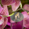 Erika Winters Estella French Cut Pink Sapphire Bar Studs