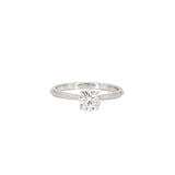 Erika Winters Laurel Cathedral Solitaire Ring with Diamond