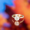 Erika Winters Margot Solitaire Ring in Yellow Gold