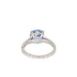 Erika Winters Minna Solitaire Ring with Oval Sapphire