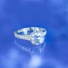 Erika Winters Minna Solitaire Ring with Oval Sapphire