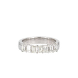 Emerald Cut Diamond Band