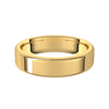 5mm Flat Yellow Gold Band