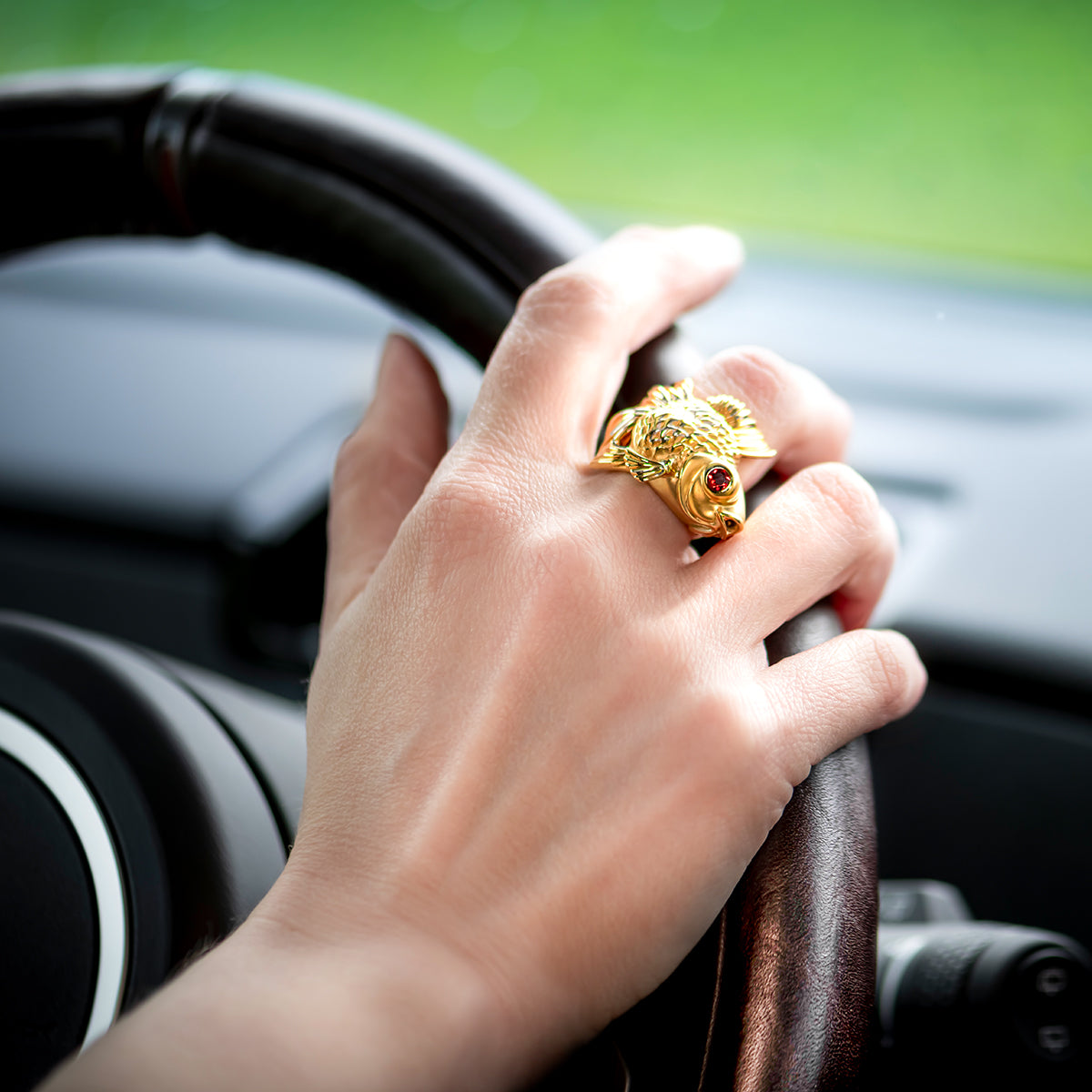 Manya & Roumen Goldfish Ring | Shop Alchemy Jewelry Store Portland Oregon